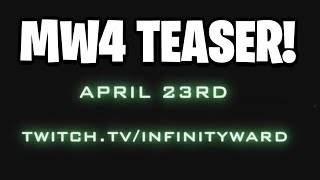 Modern Warfare 4 Newest Teaser Trailer Debunked