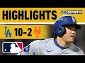 💪⚾ ¡DODGERS ASEGURAN LA VICTORIA! | Los Angeles Dodgers 10-2 New York Mets | HIGHLIGHTS | MLB