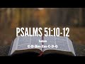 Psalms 51:10-12 | Guitar Chords and Lyrics | Scripture Song | Cover