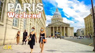 Paris Summer Walk 2021, Jardin du Luxembourg to Pantheon [4K]