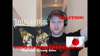 Lovebites - Signs Of Deliverance (Live) | Reaction!