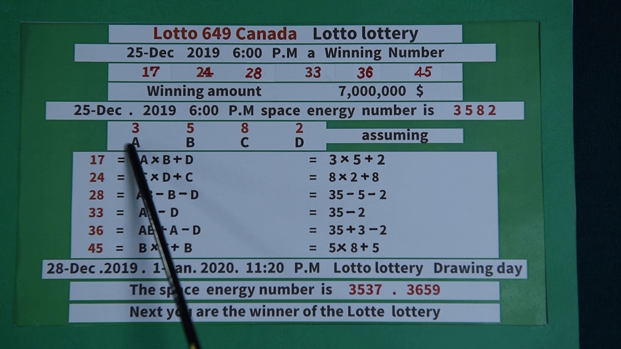 28-Dec Lotto 649 Canada Lottery First Class Prize - YouTube