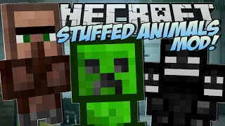 Minecraft | STUFFED ANIMALS MOD (Lucky Presents & Trayaurus Plushies!) | Mod Showcase