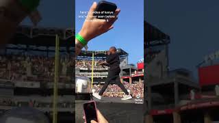 Fans angle of Kanye Performing “Father stretch my hands pt.1” in Chicago