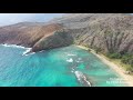 ハワイ空撮　ハナウマ湾を飛んでみた！４k ホイホイ散歩　12 27 2020