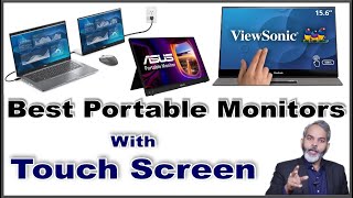 Portable Monitor with Screen Touch for Laptop