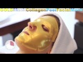 gold mask . collagen peel facial mask