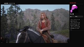 ゲーム実況  RDR2 ONLINE 【レースで最下位スタートから逆転！】 I played a normal horse race！