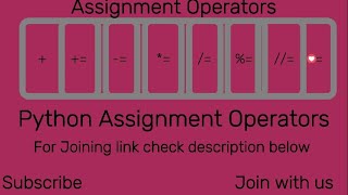 "Python Assignment Operators: The Key to Efficient Coding! 🔑"(Lecture-9)