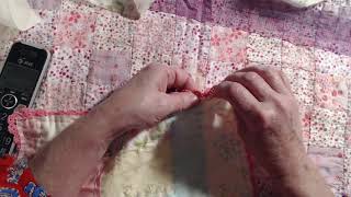 SOLD - Slow Stitching a Journal - Episode 5 - Donna Davis Bell - Shabby Chic Pretty and Sweet