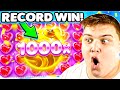 ALL OF MY CRAZIEST 1000X MULTIPLIER WINS On SWEET BONANZA 1000!