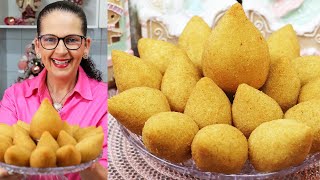 MAKE 5,500 PERFECT COXINHAS IN 1 HOUR! THE BEST COXINHA RECIPE EVER! - Isamara Amâncio