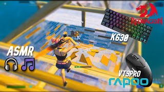 Redragon K630 Dragonborn 60% ASMR AND Rapoo Vt9 Pro🤩 Satisfying Gameplay Keyboard Fortnite Chill