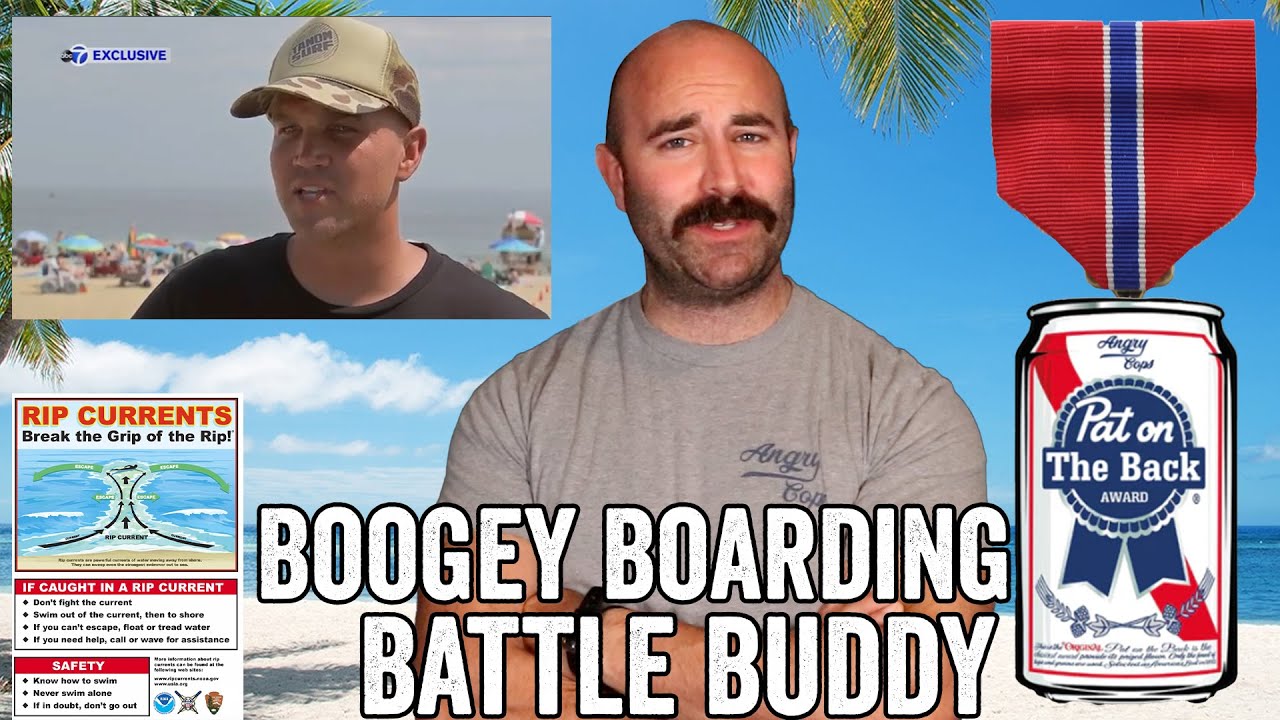 Marine Saves A Man From Drowning Youtube