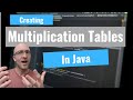 Print Multiplication Tables in Java - Full Tutorial