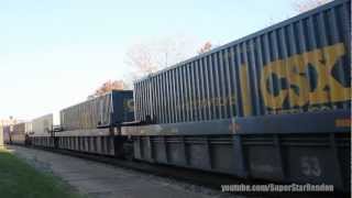 CSX Q031 passing by Alexandria Station on Thanksgiving Day