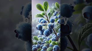 5秒记住一种水果：blueberry 蓝莓 #速记单词 #shorts