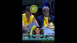 Ashwin Anna in CSK 🔥☠️|IPL auction 🔥|#trendingshorts #cricket #viralshort |