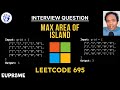 Max Area of Island - Leetcode 695 - Python