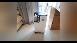 แกะกล่องรีวิว Owgels Oxygen Concentrator 5 ลิตร