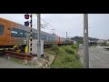 jr四国8000系予讃線伊予亀岡～大西／愛媛県今治市。