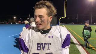 BVT football player JD Antaya talks about playing for teammate diagnosed with brain tumor