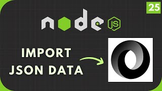 Nodejs Tutorial #25: Import JSON Data and Create Your First API