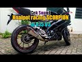 Cek sound KNALPOT racing SCORPION di R15 V3 @Faiz_ariee  | Bass Adem...#Shorts