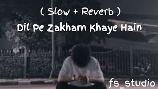 Dil Pe Zakhamn Khaye Hain OST | Slow + Reverb | Singer: Nabeel Shaukat - FS_STUDIO