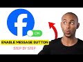 How to Turn On Message Button on Facebook Profile (2026 Update) — Quick & Easy