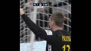 🥅🤾‍♀️#HANDBALL Goalkeepers Andreas Palicka vs Vincent Gerard 📽 by EHF