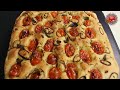 famous italian focaccia bread ❤️hearty tasty and aromatic bread english subtitles