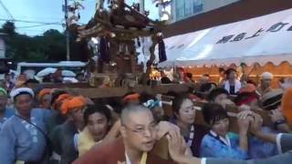 2016年　綱島諏訪神社例大祭宵宮神輿渡御（綱島上町着輿）