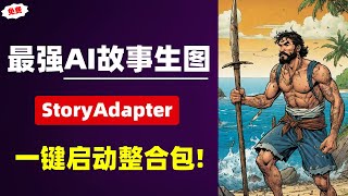 【AI生图】最强AI故事生图，StoryAdapter，一键生成故事图片，风格统一！一键启动整合包! | AI视频 | AI图片 | 故事视频