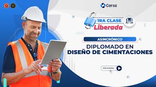 ⭐¡CLASE GRATUITA! 🔴 🏙️ DIPLOMADO EN DISEÑO DE CIMENTACIONES 🏗️