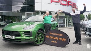 BOTB Winner James Mills collects his Porsche Macan S!