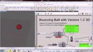 NOC Python Grasshopper: 11 3d bouncing ball