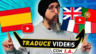 TRADUCE VIDEOS a CUALQUIER IDIOMA con IA [ + SUBTITULOS ] En Español, Ingles... | Tutorial Filmora