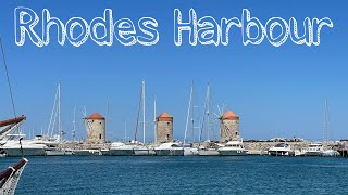 Rhodes Harbour ⚓️🛳️ Greece