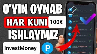 INTERNETDA O'YIN O'YNAB SOATIGA 100 € RUBL ISHLASH #investmoney #treder #money #pulish