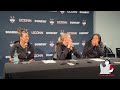 Jana El Alfy, Paige Bueckers, Sarah Strong: UConn women's basketball postgame (BU) - 11/7/24