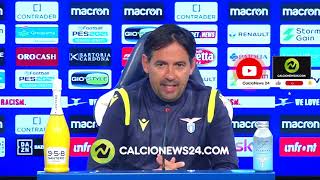 Inzaghi pre Lazio-Parma: “Partita importante. Milinkovic? Non ci sarà”
