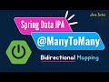 Spring Boot | Spring Data JPA Many To Many Bidirectional Relationship Example | JavaTechie