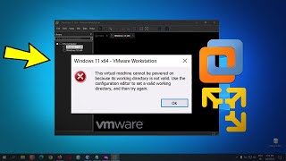 Fix "Virtual machine cannot be powered on because its working directory is not valid" in VMware ✔️