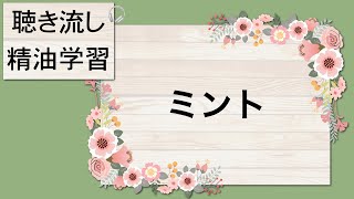 【聴き流し精油学習】🌿ミント Mint 〜現役アロマセラピストの精油解説〜