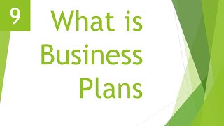 What is Business Plans - IGCSE Business Studies