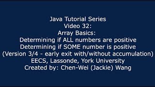 EECS1021 Java Tutorial 32