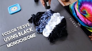 1 Color Tie Dye Using Black Monochrome by Tali at Kulay