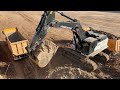 Hidromek Excavator Ford Truck Loading