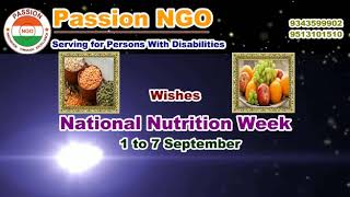 PASSION NGO wishes NATIONAL NUTRITION WEEK